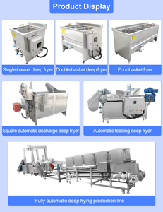Freidora Industrial Eléctrica Continua de Acero Inoxidable para Hacer Patatas Fritas y <span class=keywords><strong>Donuts</strong></span>, Línea de Producción de Cebollas Fritas de Grado Alimenticio - Product Image 3