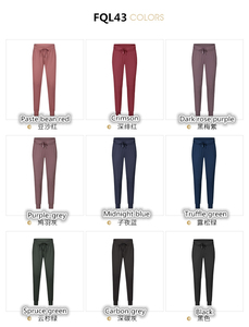 Pantalones de chándal para correr de tela deportiva transpirable para mujer profesional 2023 con bolsillo con cordón de secado rápido para entrenamientos - Product Image 6