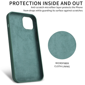 Funda Protectora de Silicona Real a Prueba de Golpes de Color Puro para Teléfono 17/16/15/14/13/12/11 Pro Max/Mini/X/RX/SX Max/8/7 Plus/<span class=keywords><strong>SE</strong></span> - Product Image 2