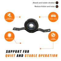 8R0521101 Roulement de support central d'arbre de transmission miniaturisé et optimisé, cadre estampé compatible avec Audi Q5, compact et robuste
