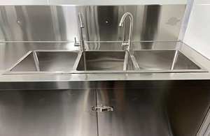 Carrito de Comida Cuadrado de Acero Inoxidable SANSHELL <span class=keywords><strong>FR500</strong></span> de Alta Calidad, Móvil, para Cocina China de Pizza Rápida, con Ruedas, Camión de Comida Rápida, CE - Product Image 4