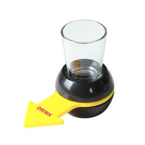 Juguete de plato giratorio de licor de pena <span class=keywords><strong>Ruleta</strong></span> rusa amigos bebida Shot Spinner Arrow Juego de beber Spinner Juego Juegos de fiesta - Product Image 4