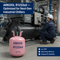 Gas Refrigerante ARKOOL R1233zd con 99.9% de Pureza para Enfriador Líquido AI, Mejor que R123, Certificado DOT, CE, REACH