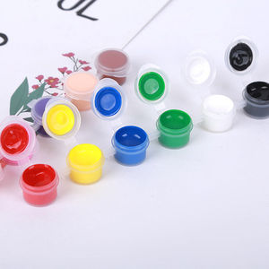No tóxico MSDS certificado Color personalizado 3ml 5ml DIY pintura acrílica lavable <span class=keywords><strong>pasta</strong></span> creativa juguetes al por mayor niños marca EABOR plástico - Product Image 1