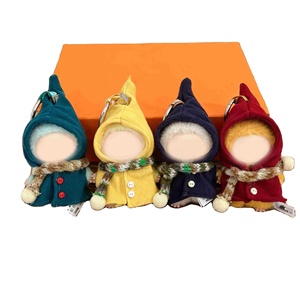 Vestiti per Bambole: Grazioso <span class=keywords><strong>Mantello</strong></span> da <span class=keywords><strong>Strega</strong></span> Multicolore con Sciarpa, in Cotone e Poliestere, Accessori di Alta Qualità per Bambole V4 - Product Image 1