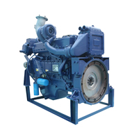 Moteur marin Weichai WD12/WD10 WP12 WP13 300-550HP 4 temps refroidi par eau 9L multicylindre Euro 2 à démarrage électrique