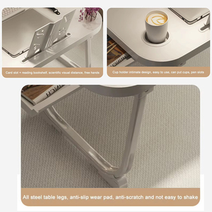 Muebles de Oficina para el Hogar, Escritorio Plegable Multifuncional para Computadora Portátil, Ahorra Espacio - Product Image 5