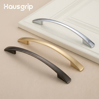 Poignées de meubles Hausgrip en forme de C, poignées courbées demi-rondes, poignées de tiroir en alliage de zinc pour armoires de cuisine