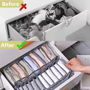 Caja de almacenamiento lavable plegable, organizador de ropa, cajón divisor para Jeans, sala de estar, sistemas de armario para organizar tu espacio - Product Image 2