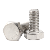 M22 M24 M30 M36 Acier Inoxydable SS SUS 304 316 316L A2 A4 70 80 Boulon à tête hexagonale robuste avec écrou Assortiment de rondelles à ressort plates