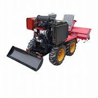 Tracteur agricole 40 CV 50 CV, mini-cultivateur à chenilles, motoculteur rotatif à vendre