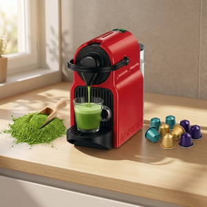 Capsules de matcha non OGM, dosettes de thé vert pur compatibles Nespresso Dolce Gusto Keurig, portion individuelle, naturelles, en vrac - Product Image 1