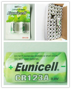 Thị trường tốt nhà sản xuất Eunicell OEM sự lựa chọn tốt nhất 3V pin <span class=keywords><strong>lithium</strong></span> CR123A nhà máy sản xuất pin trực tiếp bán - Product Image 5