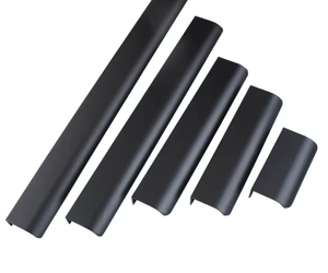 Penjualan terlaris 128mm campuran Aluminium Eropa emas Modern pegangan tarik dapat disesuaikan untuk lemari furnitur laci kamar mandi dapur - Product Image 6