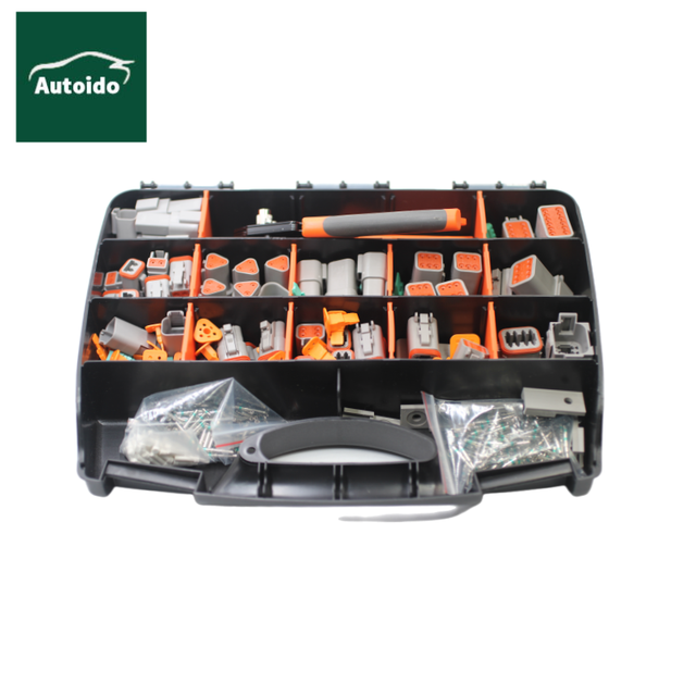 DEUTSCH DT SERIES MULTI PLUG WATERPROOF CONNECTOR BOX SET KIT 2 4 6 12