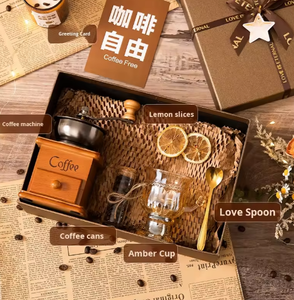 Juego de Regalo Empresarial de Alta Gama Estilo Ins, Cafetera de Cerámica Creativa y Práctica, Caja de Regalo Elegante con Serigrafía, Regalo para Profesores - Product Image 5