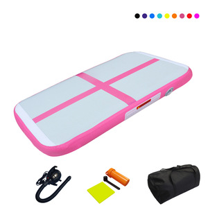 Un juego de tamaño personalizado <span class=keywords><strong>AirTrack</strong></span> 4m 5M 6m 8m 10m alfombra de gimnasio Tumbling gimnasia pista de aire inflable para la venta - Product Image 2
