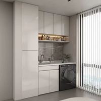 Armoire de balcon modulaire réglable sur mesure pour maison intelligente, multifonctionnelle, casier extérieur, appartement, hôtel, armoire de rangement moderne