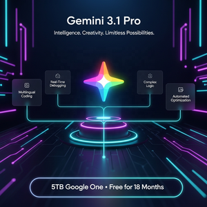 Suscripción Oficial de 18 Meses a Google Gemini 3.1 Pro, 5 TB de <span class=keywords><strong>Almacenamiento</strong></span> de Google One, Uso Global para Usuarios de MAC <span class=keywords><strong>y</strong></span> Vinculación de <span class=keywords><strong>Correo</strong></span> Electrónico Personal - Product Image 3
