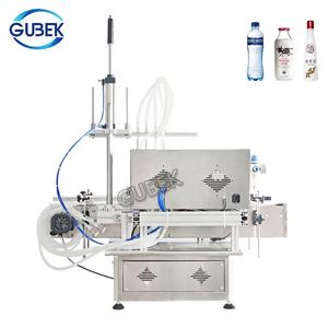 GUBEK <span class=keywords><strong>Precision</strong></span> Automatic Liquid Filler Capper: 4-Head para soluções, reagentes diagnósticos e líquidos de laboratório, controle PLC - Product Image 3