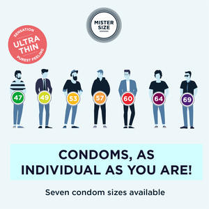 Condones Mister Size Ultrafinos, Sensación Pura y Segura, 69mm Extra Finos, <span class=keywords><strong>3</strong></span> Condones en Una <span class=keywords><strong>Caja</strong></span>, ¡Oferta! - Product Image 6