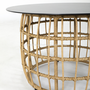 Conjunto de Muebles de Jardín de Mimbre Tejido Abierto para Exteriores, Venta al por Mayor - Product Image 4