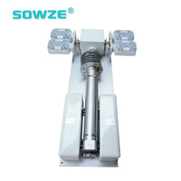 Tour d'éclairage LED robuste 600W avec télécommande, résistante à l'eau, montée sur le toit du véhicule, levage vertical pneumatique mécanique, DC24V
