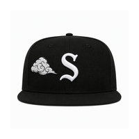 Casquette de baseball personnalisée avec visière brodée 3D grande lettre, motif ange, la plus vendue