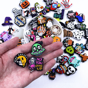 Custom Unique Easy to String Newborn Teething <b>Nursing</b> Chew Bead Skull Shape Silicone Beads - Product Image 4