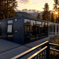 MZ ECO Maison conteneur détachable au design moderne pour hôtels et bureaux à domicile – Structure préfabriquée écologique