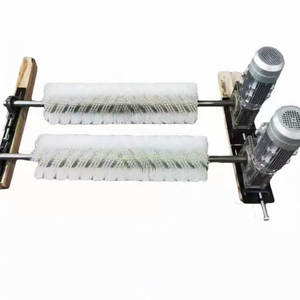 Konveyör bant temizleme fırçası elektrik motoru dönen naylon malzeme temizleme fırçası kemer temizleyici - Product Image 2