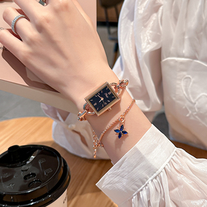 Reloj de Pulsera de Cuarzo Cuadrado de Nuevo Estilo, Diseño Único y Elegante, Reloj de Pulsera para Mujer - Product Image 5