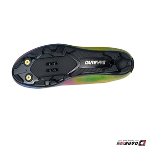 Chaussures De vélo Darevie chaussures De vélo professionnelles arc-en-ciel réfléchissantes chaussures De cyclisme <span class=keywords><strong>vtt</strong></span> autobloquantes <span class=keywords><strong>SPD</strong></span> chaussures De <span class=keywords><strong>vtt</strong></span> Zapatos De Ciclismo - Product Image 3