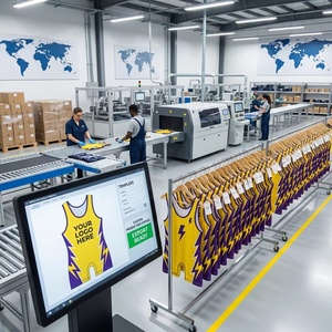 Combinaisons de lutte personnalisées de haute qualité, fabrication professionnelle, vêtements d'équipe sublimés OEM, séchage rapide, respirant, équipement de lutte - Product Image 5