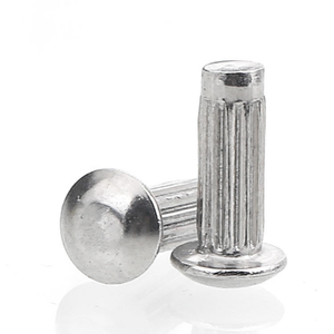 Vis à tête ronde moletée en acier inoxydable GB827 304 316, type U, rivet à percussion - Product Image 1