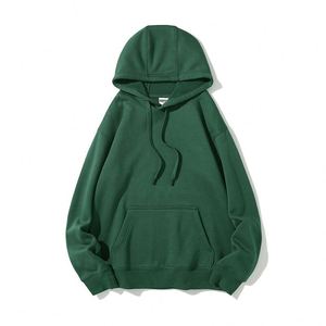 Personalized 350gsm Fleece Solid Multi-Color Oversized Hoodie Embroidery Puff Printed Hoodies <b>Men</b> Set Hoodie Sweatershirt - Product Image 3