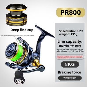 Mulinello da pesca in metallo per colata a lunga distanza - Product Image 5