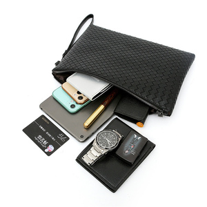 热卖大容量软编织手包商务信封男士手包 - Product Image 6