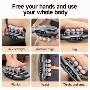 English-version Cross-border Eight-<b>head</b> Deep-striking Fascia Gun Cordless Brushed Motor 2000mAh-4000mAh Charging Type <b>Massage</b> - Product Image 4