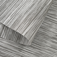 STARUNK Promotion Tissu en maille de polyester tissé enduit de vinyle gris durable Textilenes Teslin pour chaises de terrasse et de salon