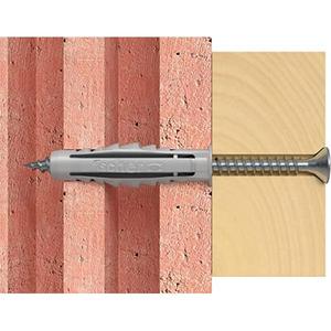FISCHER - 539242 Tapón de nylon de expansión con tornillo de aglomerado Pozidriv en bandeja SX 8 S - EAN 8001132060926 ANCHORS - Product Image 4