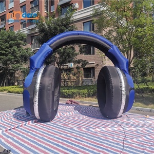 Nouveauté <span class=keywords><strong>2022</strong></span> : Ballon publicitaire géant gonflable en forme <span class=keywords><strong>d</strong></span>'écouteurs/casque pour festival de musique, avec souffleur, en tissu Oxford 210D - Product Image 5