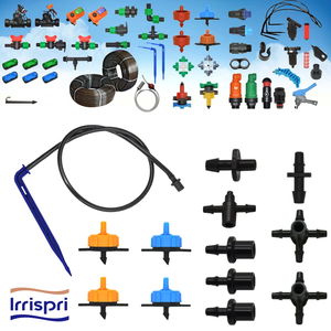 Kits d'irrigation automatiques écologiques en plastique de 16 mm de diamètre pour jardin, émetteurs goutte-à-goutte coudés à 4 voies en forme de flèche pour pots de fleurs - Product Image 4