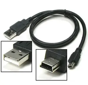 Customize 50cm 1m 1.8m 3m 5m USB 2.0 Lead A Plug To Data V3 Mini USB Cable Power Lead For Digital Camera Charger