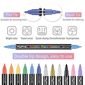 Rotuladores de Arte de puntas dobles a base de Alcohol de 80/168 colores, rotuladores de arte permanente para bocetos con dibujo - Product Image 6