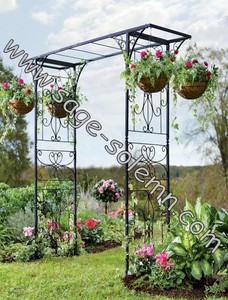Metal <strong>Garden</strong> <strong>Arch</strong> <strong>With</strong> Single <strong>Gate</strong>/door,<strong>Garden</strong> <strong>Gate</strong> - Product Image 2