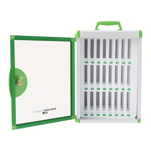 Caja de bloqueo de teléfono portátil montada en la pared de la escuela con 24 ranuras para almacenar teléfonos móviles - Product Image 6