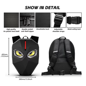 Mochila LED Inteligente Knight Series con Pantalla y Control por APP <span class=keywords><strong>para</strong></span> Motocicleta, con Luces de Demostración y Ojos LED <span class=keywords><strong>para</strong></span> Motociclistas - Product Image 4