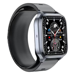 <span class=keywords><strong>Reloj</strong></span> <span class=keywords><strong>inteligente</strong></span> S18 Health, pantalla de 2,01 pulgadas, <span class=keywords><strong>llamada</strong></span>, bomba de aire, presión arterial, temperatura corporal, oxígeno en sangre, monitoreo del sueño - Product Image 5