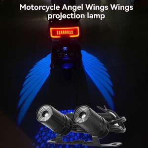 Luz Decorativa LED de Proyección para Chasis de Motocicleta <span class=keywords><strong>IDUN</strong></span> MT-AW, con Diseño de Alas de Ángel y Proyección Láser - Product Image 2